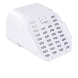 MARKBIT Gutter Downspout Extension Accessory，Gutter Extensions for 2"×3"，Gutter Downspout Extensions for Garden (1 White)