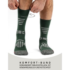 OCERA 3 pairs of high-performance functional socks for men and women: perfect for motorcycling, hiking and sports - comfortable, stable and with blister protection - breathable with ergonomic footbed,