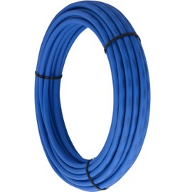 SharkBite 1/2 Inch x 100 Feet Blue PEX-B, PEX Pipe Flexible Water Tubing for Plumbing, U806B100