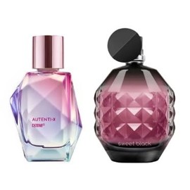 Cyzone Sweet Black and Autentik Duo Set: Sweet Black Eau De Parfum 50 ml / 1.6 fl.oz and Autentik Eau De Parfum 45 ml / 1.5 fl.oz.