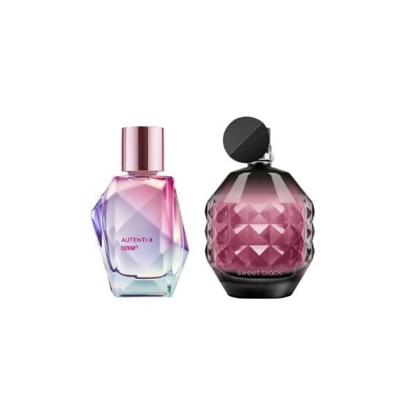 Cyzone Sweet Black and Autentik Duo Set: Sweet Black Eau