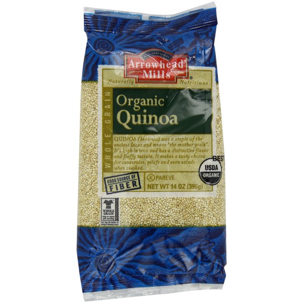 Arrowhead Mills Organic Quinoa, 14 Ounce (Pack of 6)