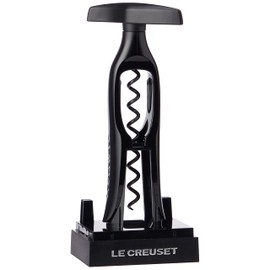 Le Creuset Wine Accessories Table Model Corkscrew, TM-110, Black, 59993013407261
