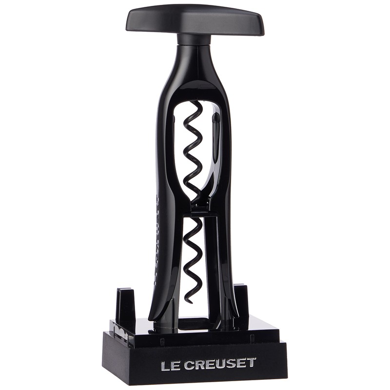 Le Creuset Wine Accessories Table Model Corkscrew, TM-110, Black, 59993013407261