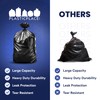 Plasticplace - T55151BK 55-60 gallon Trash Bags │ 1.5 Mil