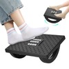 Comfortable Desk Footrest with Ergonomic Plastic Cushion and Massage Points
