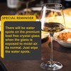 coccot Wine Glasses Set of 6,Crystal White Wine Glasses,Red Wine