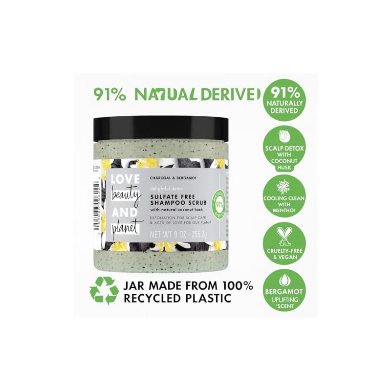 Love Beauty and Planet- Champ? Exfoliante de Carb?n Detox