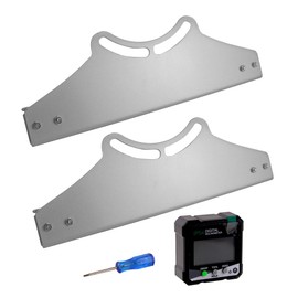 RULLINE Toe Alignment Tool with 2 Tape Measures and Digital Angle Finder, Wheel Alignment Plates Kit for Car and Truck, Accurate and Fast Toe Measurement