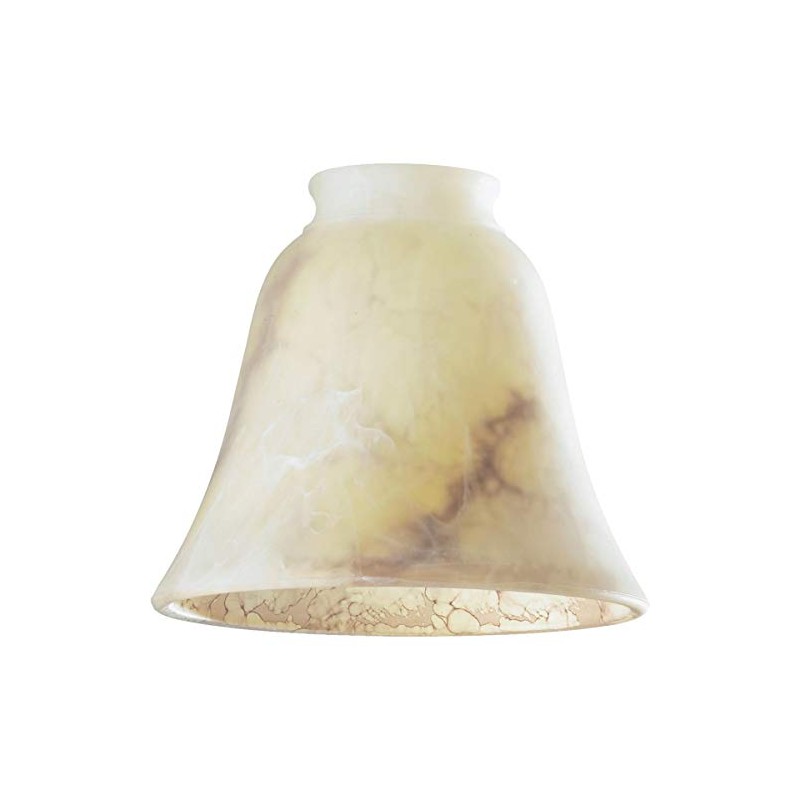 Westinghouse Bell Beige Glass Fan/Fixture Shade 1 pk