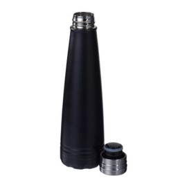 Schmalz® Duke Insulated Flask, 500 ml, Vacuum Insulated Thermos Flask, Made of Copper, Stainless Steel with Copper Insulation, Leak-Proof, BPA-Free (Black, No Engraving)