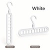 3-Pack 9-Hole Space Saving Clothes Hangers for Closet Organization –