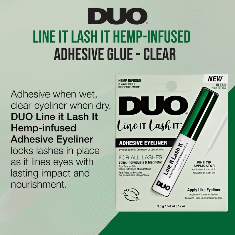 DUO Line It Lash It Clear Adhesive Eyeliner – 2-in-1