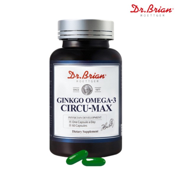 Dr. Brian Ginkgo Omega-3 Circumax Flavonol Glycoside Omega 3 60 Capsules / 닥터브라이언 징코 오메가-3 써큐맥스 플라보놀배당체 오메가3 60캡슐