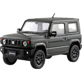 Aoshima Bunka Kyozai 1/32 Raku Plastic Snap Kit No.09-JG Suzuki JB64 Jimny Jungle Green Color Coded Plastic Model (Automotive)
