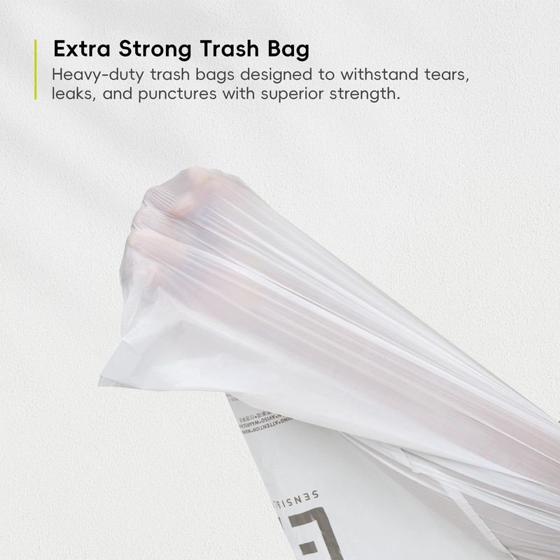 EKO Easy-Dispense Roll 80 Count Extra-Strong Drawstring Tall Kitchen Trash