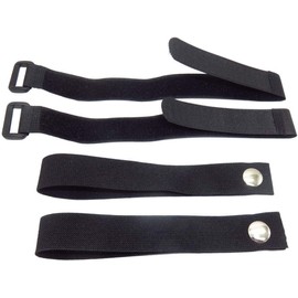 Aochuang Soft Top Straps Back Window for Jeep Wrangler 2007-2019 Roll Up Tie Down Snap Straps Sunrider Strap Kits Black Set 000021 0