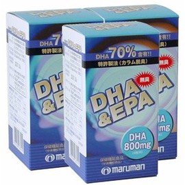 Maruman Odorless DHA-EPA 540 mg x 120 Capsules, Set of 3