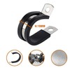 42PCS Rubber Lined P Clips Cable Hose Pipe Clamps Holder