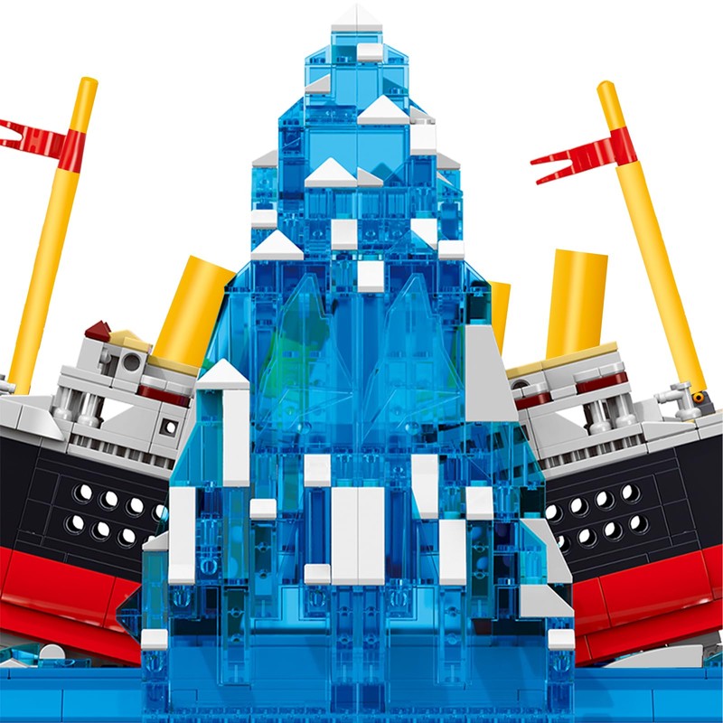 Hallisun Titanic Building Set, Ship Book Nook Kit 2 in