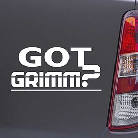 Custom Brother - GOT Grimm White Color Car Laptop Wall Bumper Decal Sticker, DesS55