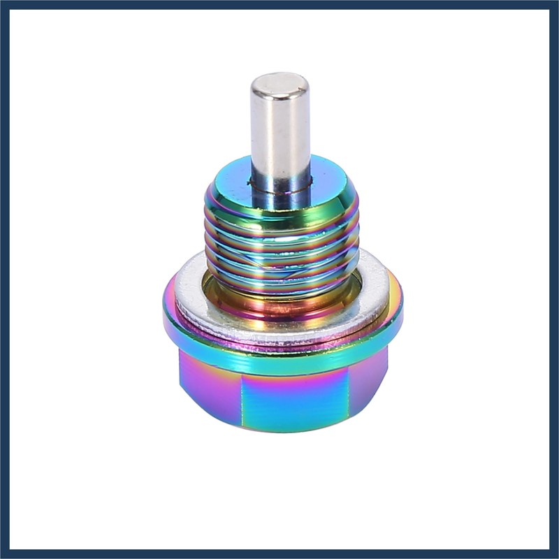 INFINAUTO M16x1.5 Multicolor Magnetic Oil Drain Plug with Gaskets 1