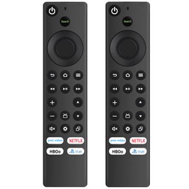 Pack of 2 Universal Remote Control Replacement Compatible for All Toshiba/Insignia Smart TVs C350 V35 Series/ F20 F30 F50 Series NS-39DF310NA21 NS-50DF710NA21 NS-55F501NA22 NS-65F501NA22 32LF221U21