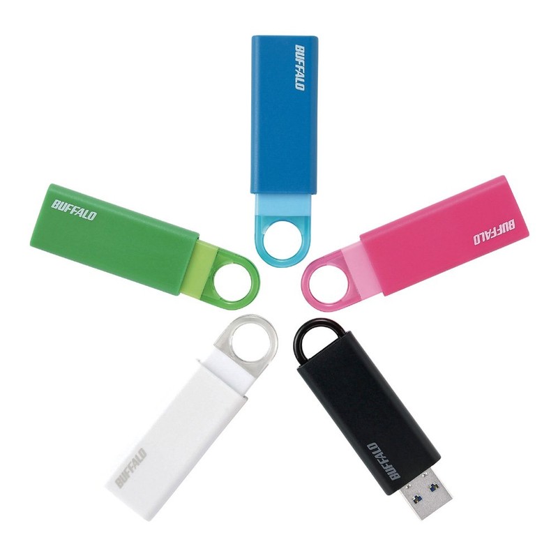BUFFALO RUF3-KS32GA-WH Knock Slide USB 3.1 (Gen1) USB Memory 32GB