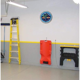 Decorative Concepts Neon Themed Parrot Tiki Bar 16" Light Up Orange Neon Clock