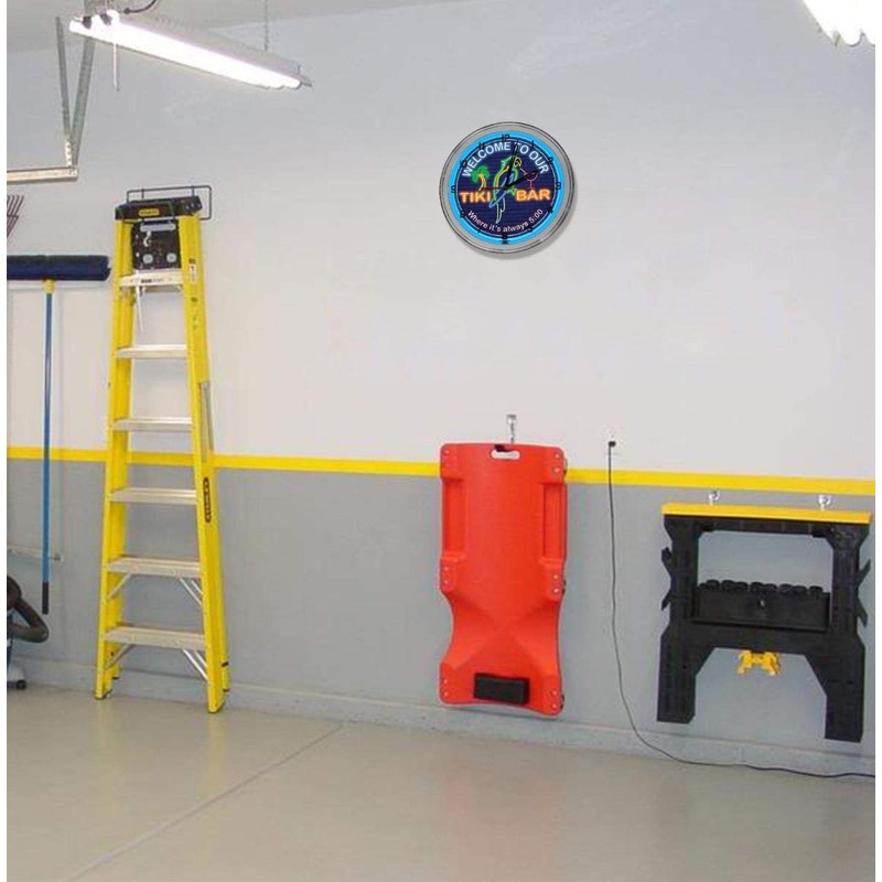 Decorative Concepts Neon Themed Parrot Tiki Bar 16" Light Up