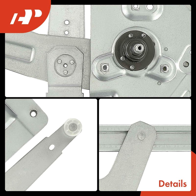 A-Premium Manual Window Regulator Compatible with Volvo VN 1998-1999 2004,