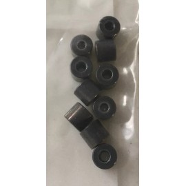 Unbranded [10 Pack] 1/4” OD 7/32” Long Zinc Plated Brass Unthreaded Spacers For #2 Screw