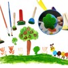 XIANGZI Finger Paint Sponges for Kids,Sponge Painting Brushes Set,Toddler Paint