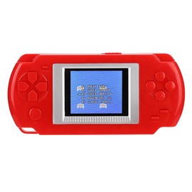268 in 1 Color Screen Children Handheld Game Console Kids Hand Puzzle Game Player(Red)