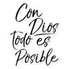 Shirtsurf Con Dios Todo Es Posible Sticker Biblia Bible Verse