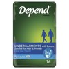 Depend Undergarments X 16 (Limit 4 per order)