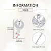YONFQE Phoenix Necklace S925 Sterling Silver Rising Phoenix Pendant Jewelry