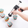 Rosenstein & Söhne Baking syringe: Stainless Steel Pastry Press &