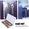 Healvian 120pcs Square Rack Mountable Cage Nuts Float Nuts Kit