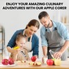 SCHVUBENR Premium Apple Corer Tool - Easy to Use and