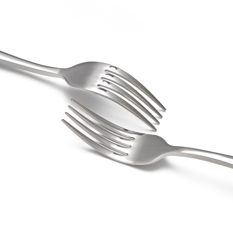 8-Piece Dinner Forks Set, Food Grade Stainless Steel Silverware Fork,