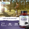 FineLand Activated Charcoal 1300mg - Advanced Digestive Detox Cleanse, Helps