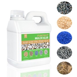 FUNEPOXY 1L Mulch Glue  Outdoor Use Gravel Rock Landscape Hold Safe To Kids Pets