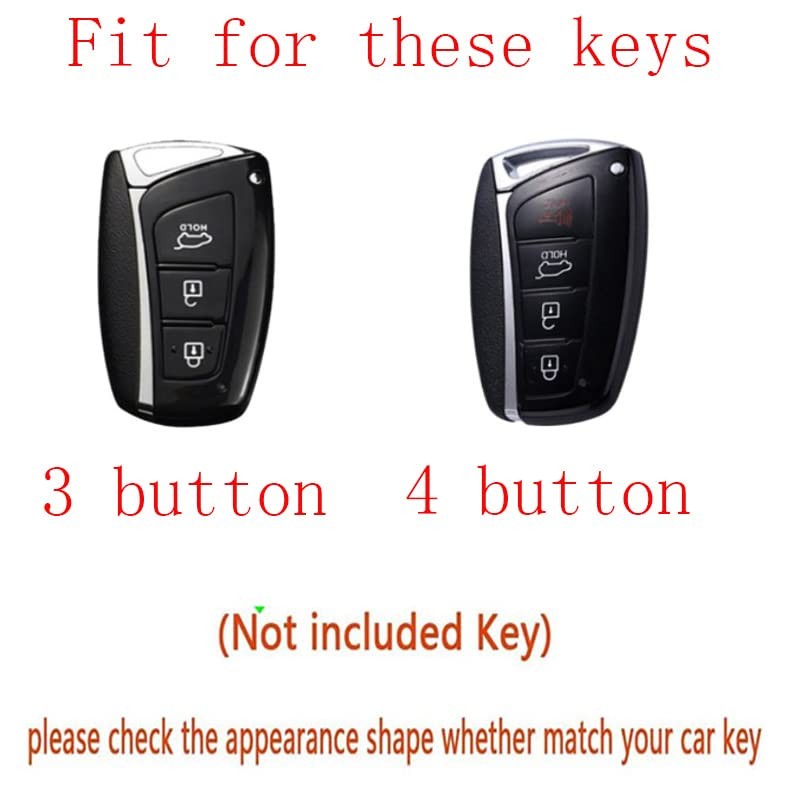 ontto TPU Car Key fob Cover Fit for Hyundai Grand