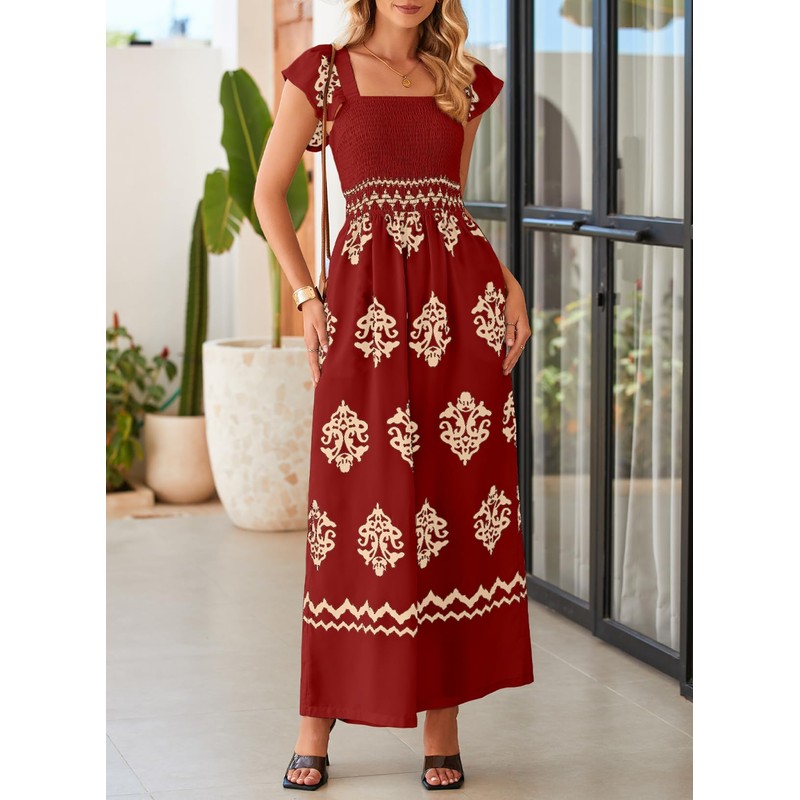 Happy Sailed Jumpsuit for Women Dressy Casual Spring Summer Square