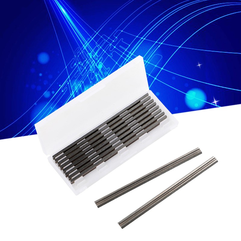 10Pcs Planer Blades High Speed Steel Industrial Planer Blades Knives