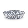 Golden Rabbit Enamelware - 10" Pie Plate (Grey Swirl)