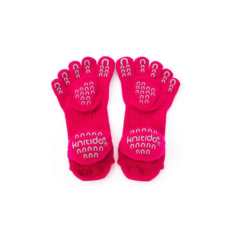 Knitido+ Yama Yoga and Pilates Toe Socks, Non-Slip, Size:UK 5.5-8