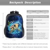Sea Turtle Backpack Kids Bookbag 16inch Schoolbag With Lunch Box