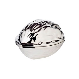 Edzard Nutcracker walnut, silver plated, tarnish protected, length 3,5 in